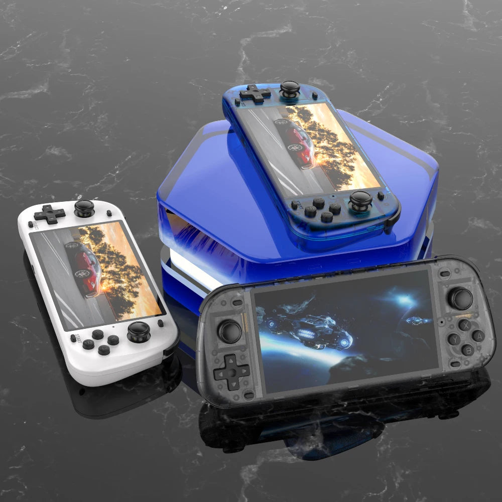 NEW 5.1 Inch R50S Retro Games Console IPS Screen 4200mAh Long-lasting Battery Portable Pocket Video Player Games 128G Boy Gifts